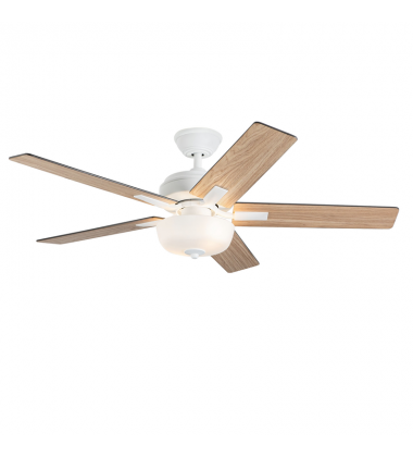 CF78752-WH-LKW-Erikson 52-in White FAN + LED KIT with Bulb Ceiling Fan