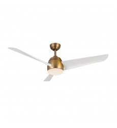 CF91954-BG/WH-Thalia 54-in Brushed Gold/Matte White LED Ceiling Fan