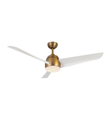 CF91954-BG/WH-Thalia 54-in Brushed Gold/Matte White LED Ceiling Fan