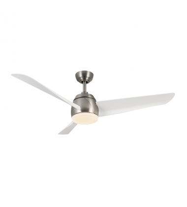 CF91954-BN/WH-Thalia 54-in Brushed Nickel/Matte White LED Ceiling Fan