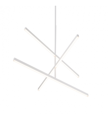 CH10345-WH-UNV-Vega 45-in White LED Chandeliers