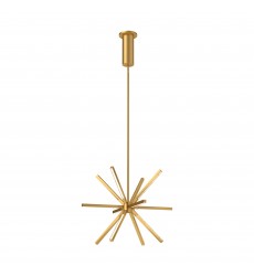  CH14220-BG-Sirius Minor 20-in Brushed Gold LED Chandeliers