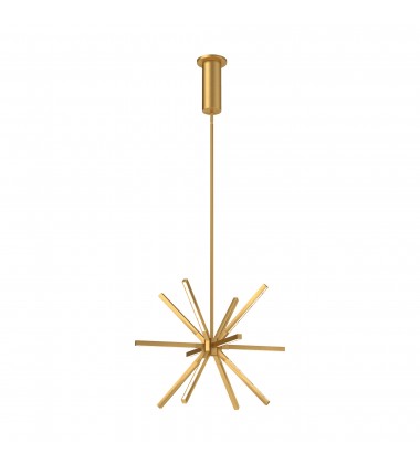  CH14220-BG-Sirius Minor 20-in Brushed Gold LED Chandeliers