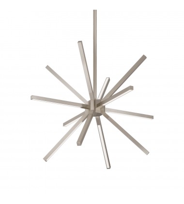  CH14220-BN-Sirius Minor 20-in Brushed Nickel LED Chandeliers