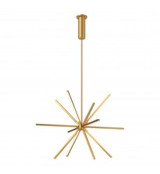  CH14232-BG-Sirius Minor 32-in Brushed Gold LED Chandeliers