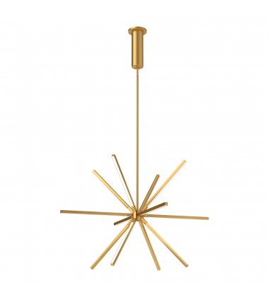  CH14232-BG-Sirius Minor 32-in Brushed Gold LED Chandeliers