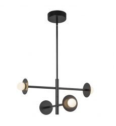 CH15504-BK-UNV-Elixir 22-in Black LED Chandelier