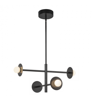 CH15504-BK-UNV-Elixir 22-in Black LED Chandelier