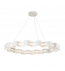  CH18035-AW-Nami 35-in Antique White LED Chandelier