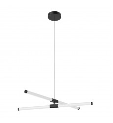  CH18537-BK-Akari 37-in Black LED Chandeliers