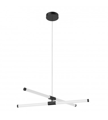  CH18537-BK-Akari 37-in Black LED Chandeliers