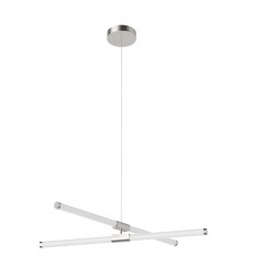  CH18537-BN-Akari 37-in Brushed Nickel LED Chandeliers