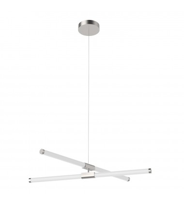  CH18537-BN-Akari 37-in Brushed Nickel LED Chandeliers