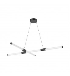  CH18548-BK-Akari 48-in Black LED Chandeliers