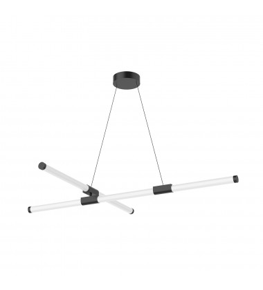  CH18548-BK-Akari 48-in Black LED Chandeliers