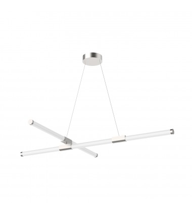  CH18548-BN-Akari 48-in Brushed Nickel LED Chandeliers