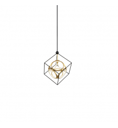 CH19220-BK/AN-UNV-Monza 20-in Black/Antique Brass LED Chandeliers CH19220-BK/AN-UNV-Monza 20-in Black/Antique Brass LED Chandeliers