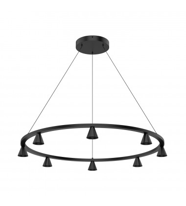  CH19933-BK-Dune 33-in Black LED Chandeliers
