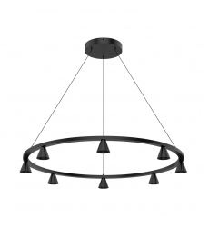 CH19933-BK-UNV-Dune 33-in Black LED Chandeliers CH19933-BK-UNV-Dune 33-in Black LED Chandeliers
