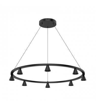 CH19933-BK-UNV-Dune 33-in Black LED Chandeliers