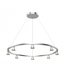  CH19933-BN-Dune 33-in Brushed Nickel LED Chandeliers