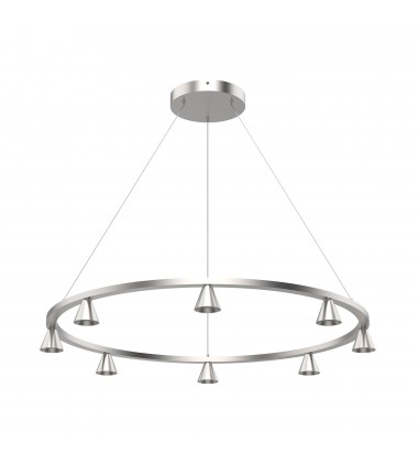  CH19933-BN-Dune 33-in Brushed Nickel LED Chandeliers