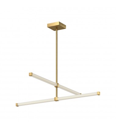  CH23532-BG-Blade 32-in Brushed Gold LED Chandeliers