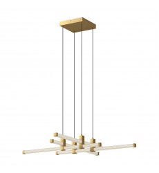  CH23534-BG-Blade 34-in Brushed Gold LED Chandeliers