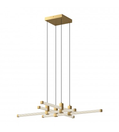  CH23534-BG-Blade 34-in Brushed Gold LED Chandeliers