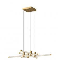 CH23534-BG-UNV-Blade 34-in Brushed Gold LED Chandeliers