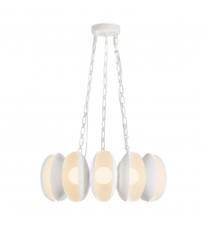 CH305725AW-Cortez 25-in White dimmable LED Chandelier