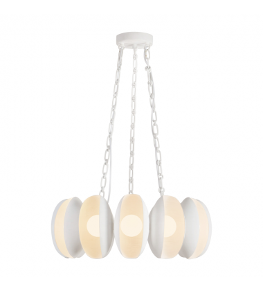 CH305725AW-Cortez 25-in White dimmable LED Chandelier