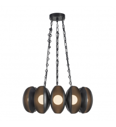 CH305725UB-Cortez 25-in Black dimmable LED Chandelier