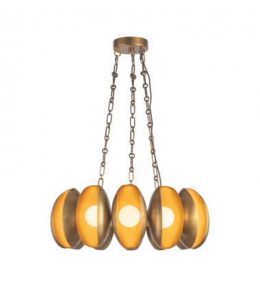 CH305725VB-Cortez 25-in Brass dimmable LED Chandelier CH305725VB-Cortez 25-in Brass dimmable LED Chandelier