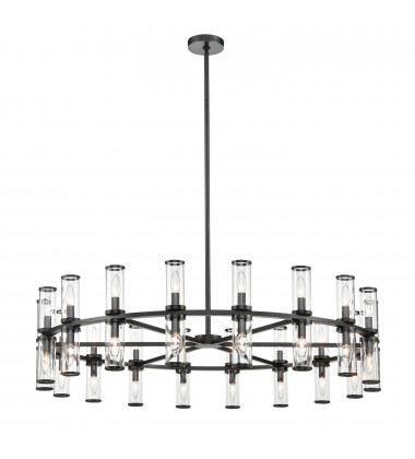  CH309036UBCG-Revolve Clear Glass/Urban Bronze 36 Lights Chandeliers