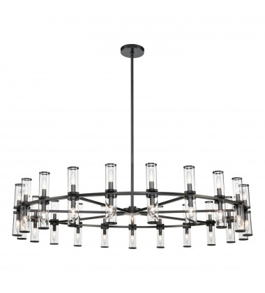 CH309042UBCG-Revolve Clear Glass/Urban Bronze 42 Lights Chandeliers  CH309042UBCG-Revolve Clear Glass/Urban Bronze 42 Lights Chandeliers