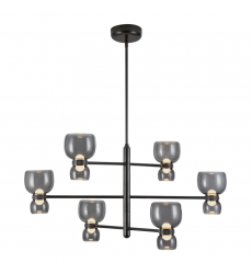 CH310336UBSM-Sutton 36-in Black dimmable LED Chandelier CH310336UBSM-Sutton 36-in Black dimmable LED Chandelier