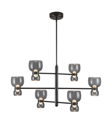 CH310336UBSM-Sutton 36-in Black dimmable LED Chandelier CH310336UBSM-Sutton 36-in Black dimmable LED Chandelier