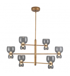 CH310336VBSM-Sutton 36-in Brass dimmable LED Chandelier CH310336VBSM-Sutton 36-in Brass dimmable LED Chandelier