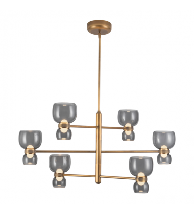 CH310336VBSM-Sutton 36-in Brass dimmable LED Chandelier CH310336VBSM-Sutton 36-in Brass dimmable LED Chandelier