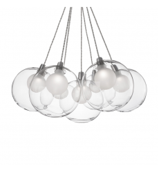 CH3117-BK/MGL-Bolla 17-in Chrome LED Chandeliers CH3117-BK/MGL-Bolla 17-in Chrome LED Chandeliers