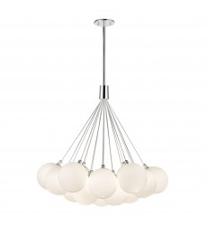  CH3128-OP-Bolla 28-in Opal Glass LED Chandelier