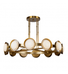 CH320050VB-UNV-Alonso 50-in Vintage Brass LED Chandeliers