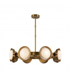 CH320837VB-Alonso 37-in Vintage Brass LED Chandeliers  CH320837VB-Alonso 37-in Vintage Brass LED Chandeliers