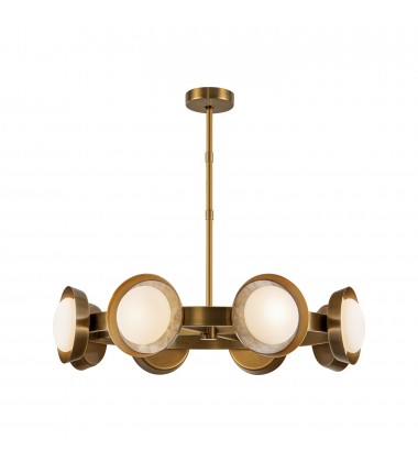 CH320837VB-Alonso 37-in Vintage Brass LED Chandeliers  CH320837VB-Alonso 37-in Vintage Brass LED Chandeliers