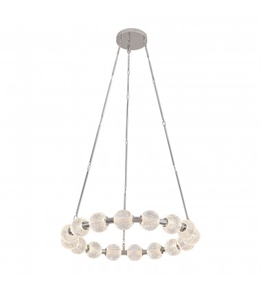  CH321032PN-UNV-010-Marni 32-in Polished Nickel LED Chandelier
