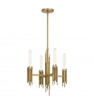 CH335019VB-Torres 19-in Vintage Brass 4 Lights Chandeliers  CH335019VB-Torres 19-in Vintage Brass 4 Lights Chandeliers
