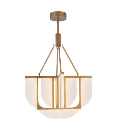 CH336424VB-UNV-Anders 24-in Vintage Brass dimmable LED Chandelier