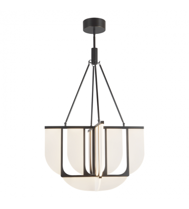 CH336429UB-UNV-Anders 30-in Black dimmable LED Chandelier