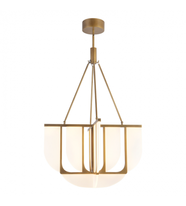 CH336429VB-UNV-Anders 30-in Brass dimmable LED Chandelier